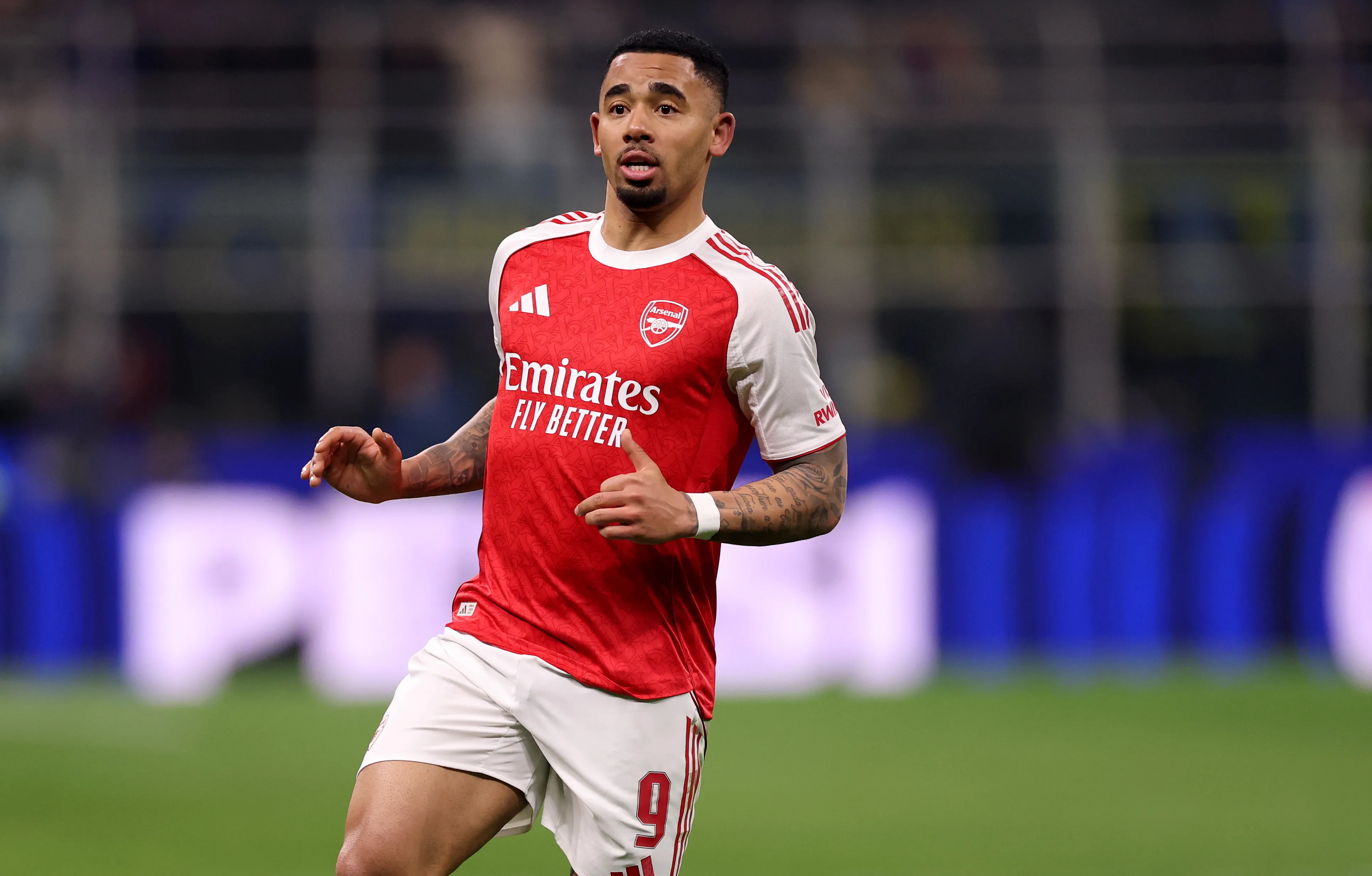 Gabriel Jesus em campo pelos Gunners (Foto: Carl Recine/Getty Images)