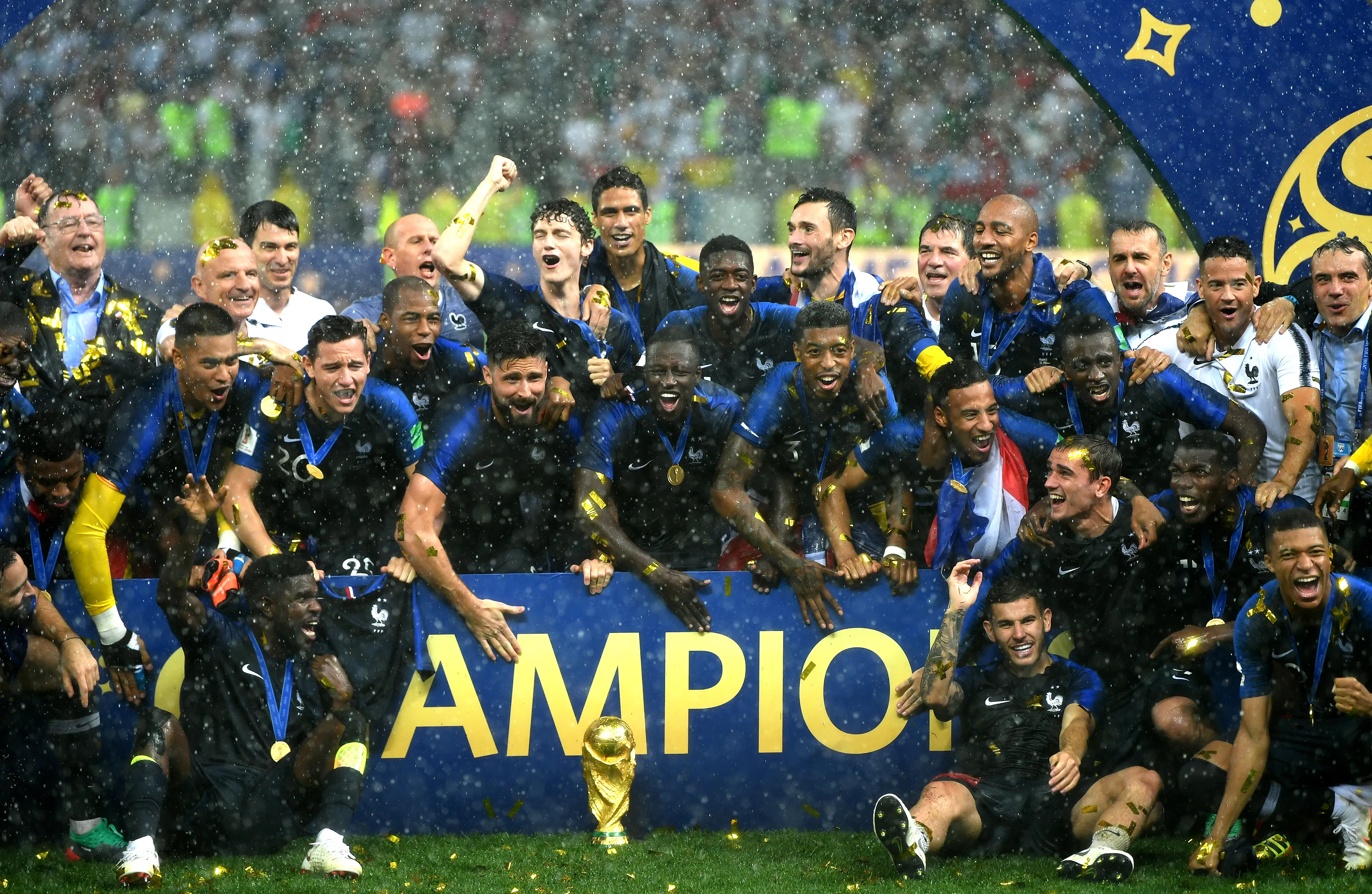 França campeã do mundo em 2018.  (Foto: Shaun Botterill/Getty Images)