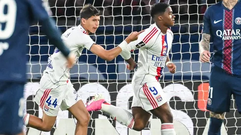 Endrick marca golaço pelo Lyon contra o PSG e reação de choque de Dembélé viraliza nas redes sociais. Direitos autorais: Matthieu Mirville.
