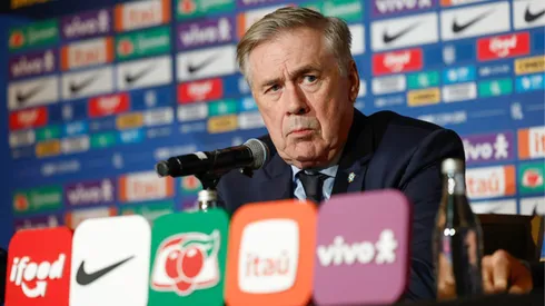 Carlo Ancelotti tem contrato com a Seleção Brasileira até o fim da próxima Copa do Mundo