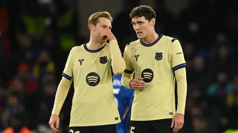 De Jong e Christensen, do Barcelona (Mike Hewitt/Getty Images)