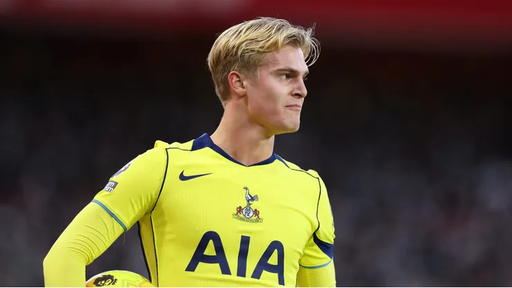 Lucas Bergvall está na mira do Arsenal. Foto: Michael Regan/Getty Images