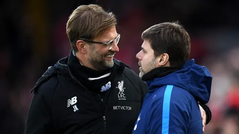 Pochettino e Jürgen Klopp. (Foto: Michael Regan/Getty Images)