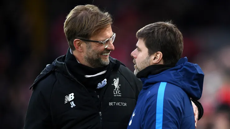 Pochettino e Jürgen Klopp. (Foto: Michael Regan/Getty Images)