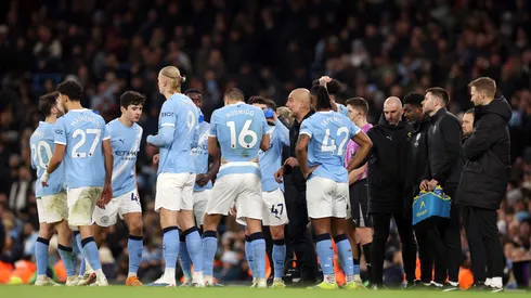 Jogadores do Manchester City (Carl Recine/Getty Images)