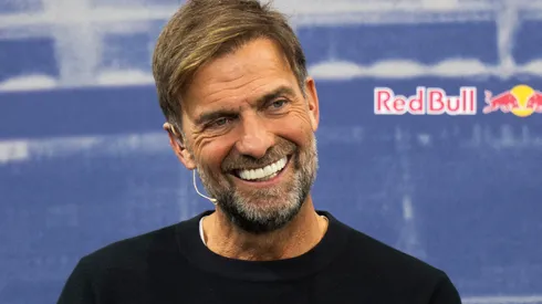Klopp durante uma apresentação pela Red Bull. Foto: Joerg Mitter/Red Bull Content Pool via Getty Images