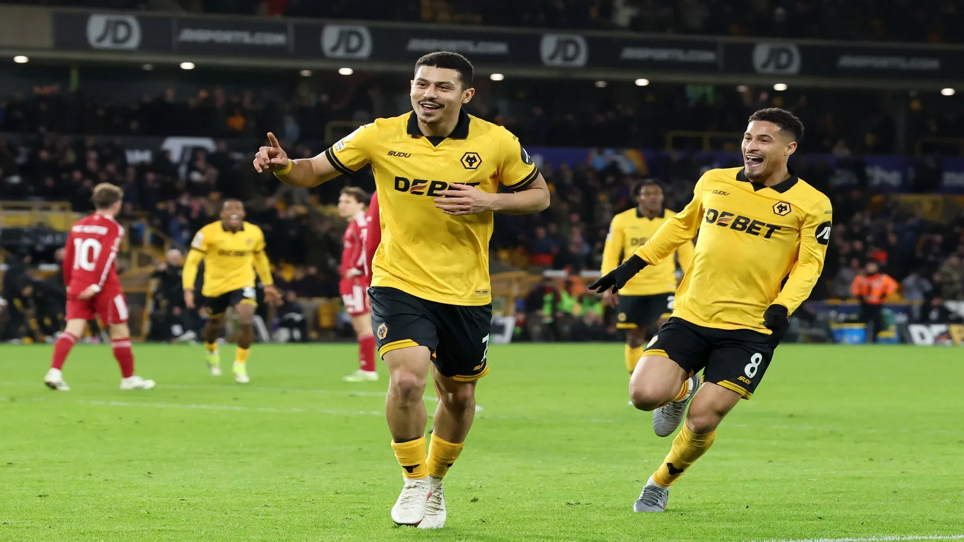 André e João Gomes: brasileiros do Wolverhampton – David Rogers/Getty Images