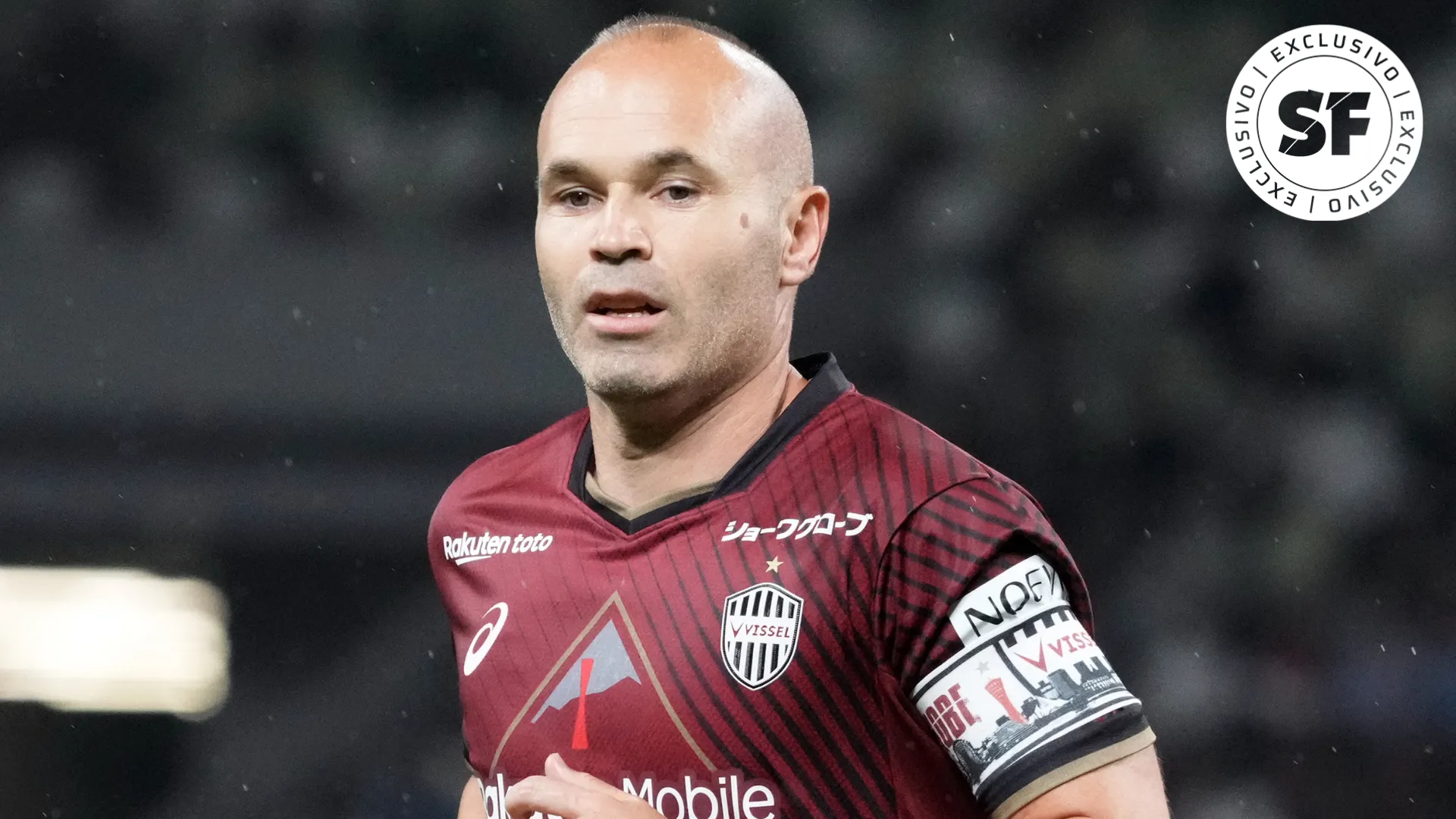 Andrés Iniesta, ex-jogador do Vissel Kobe.  (Foto: Koji Watanabe/Getty Images)
