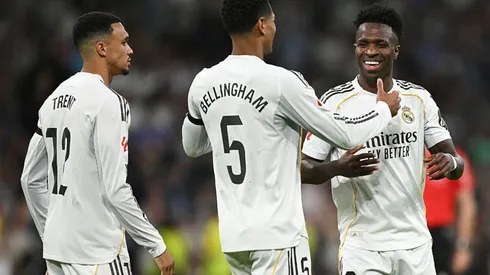 Vini Jr. marca golaço em Real Madrid x Alavés. Denis Doyle/Getty Images.