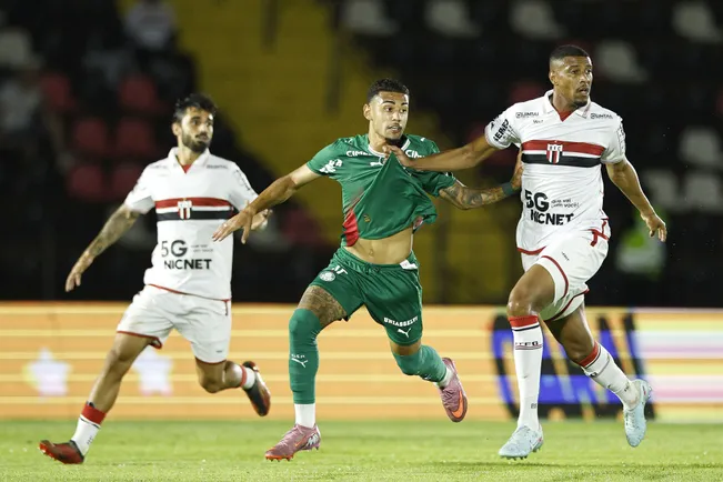 Riquelme Fillipi atuando pelo time principal do Palmeiras. Foto: Thiago Calil/AGIF