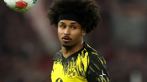 Adeyemi durante jogo do Dortmund (Photo by Alexander Hassenstein/Getty Images)