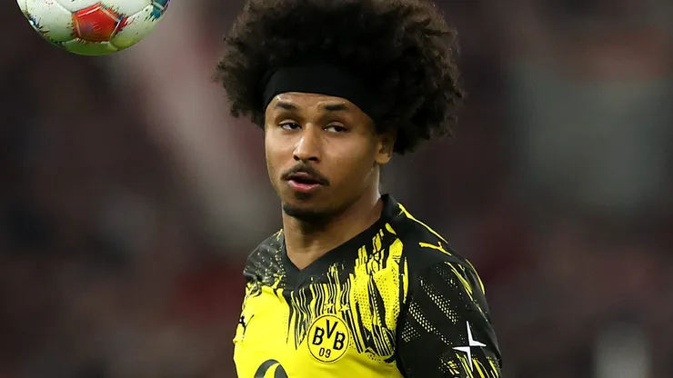 Adeyemi está na mira do Manchester United. Foto: Alexander Hassenstein/Getty Images
