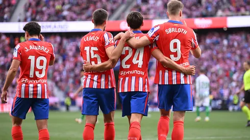 Sorloth, Lenglet e Le Normand pelo Atlético de Madrid – Photo by Denis Doyle/Getty Images