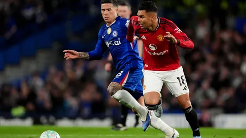 Volante brasileiro em jogo do Manchester United. Foto: Carl Recine/Getty Images