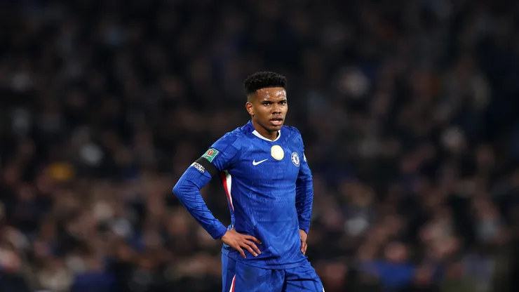 Estêvão em ação pelo Chelsea - Alex Pantling/Getty Images