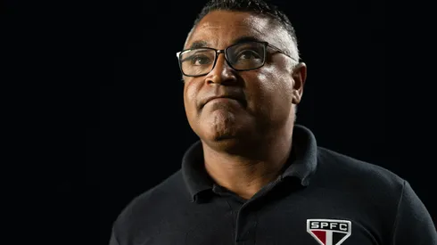 Roger Machado durante uma partida do São Paulo. Foto: Jorge Rodrigues/AGIF