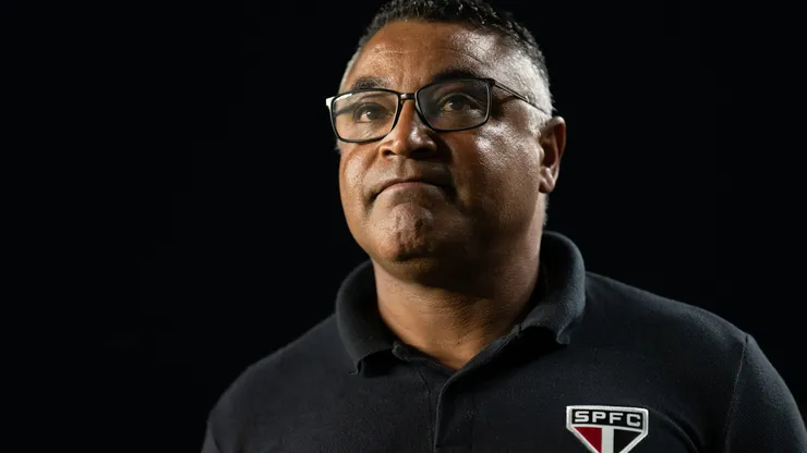 Roger Machado durante uma partida do São Paulo. Foto: Jorge Rodrigues/AGIF