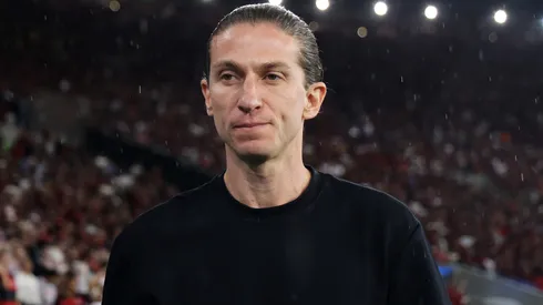 Filipe Luís antes de uma partida do Flamengo. Foto: Wagner Meier/Getty Images