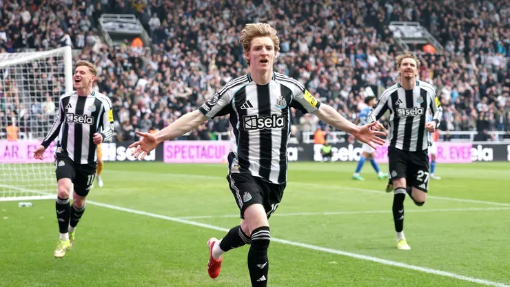 Anthony Gordon, do Newcastle (Carl Recine/Getty Images)
