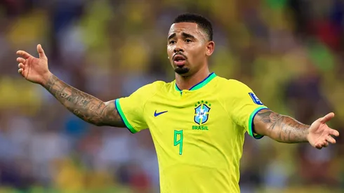 Gabriel Jesus, na Seleção Brasileira (Buda Mendes/Getty Images)