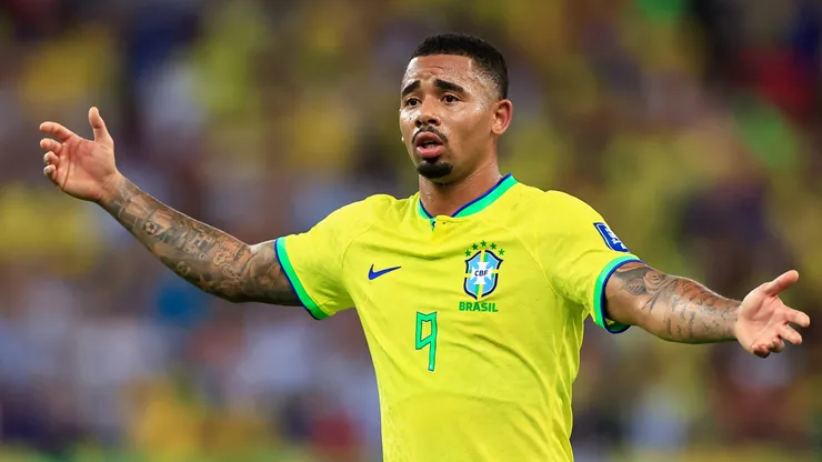 Gabriel Jesus, na Seleção Brasileira (Buda Mendes/Getty Images)