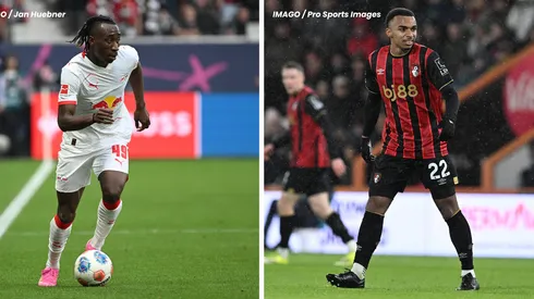 Diomandé, à esquerda (Foto: IMAGO / Jan Huebner) e Kroupi, à direita (Foto: IMAGO / Pro Sports Images)
