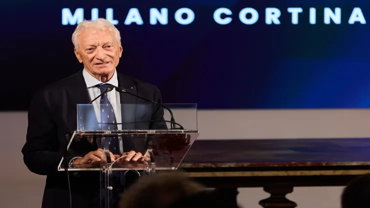Luciano Buonfiglio, presidente do Comitê Olímpico da Itália - Emmanuele Ciancaglini/Getty Images