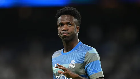 Vini Jr. vai renovar com o Real Madrid. Denis Doyle/Getty Images.