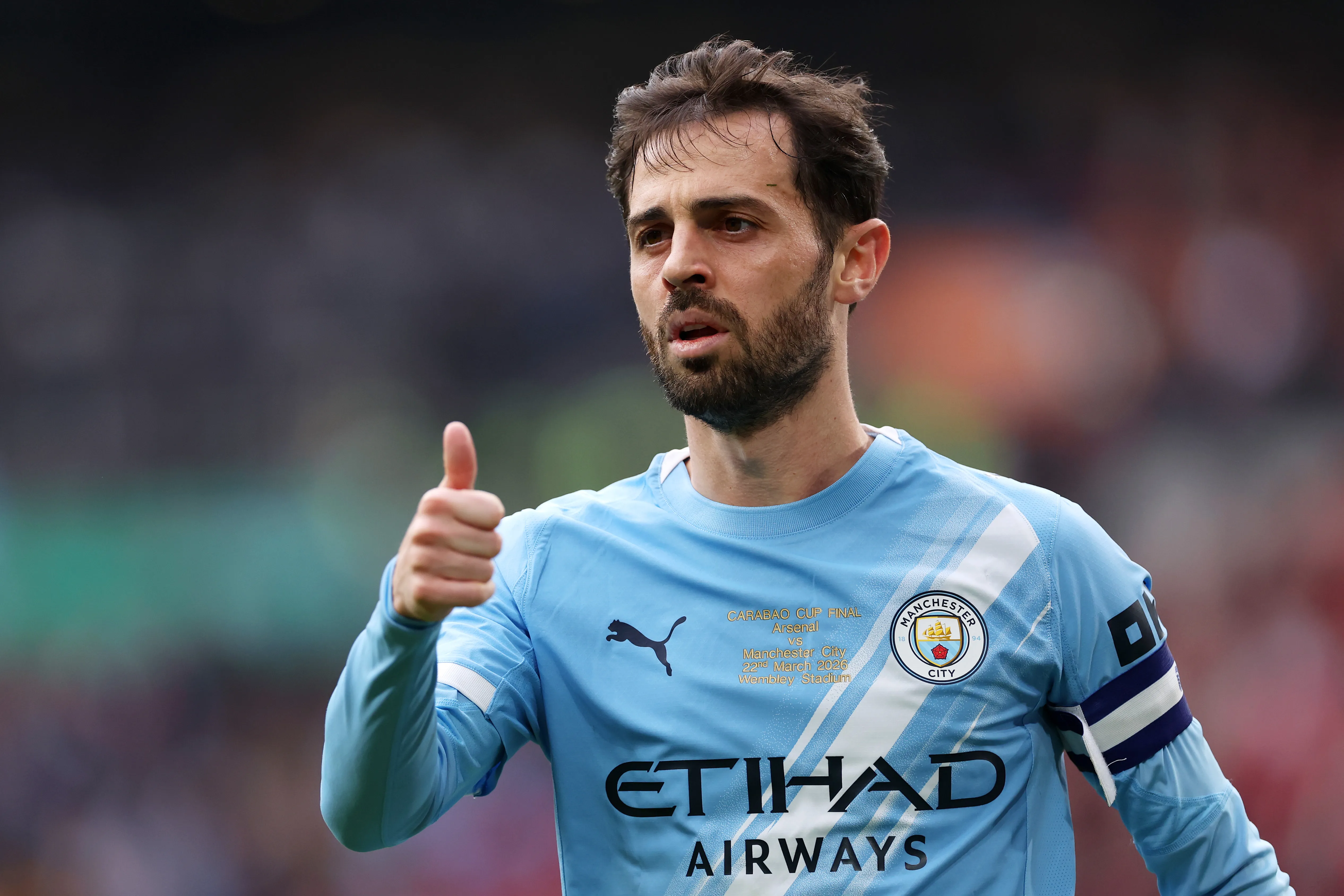 Bernardo Silva não está nos planos merengues. Foto: Justin Setterfield/Getty Images
