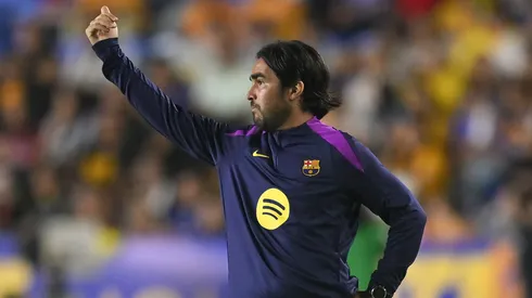 Técnico do Barça exalta a dificuldade do duelo contra o Bayern na Champions Feminina – Foto: Azael Rodriguez/Getty Images