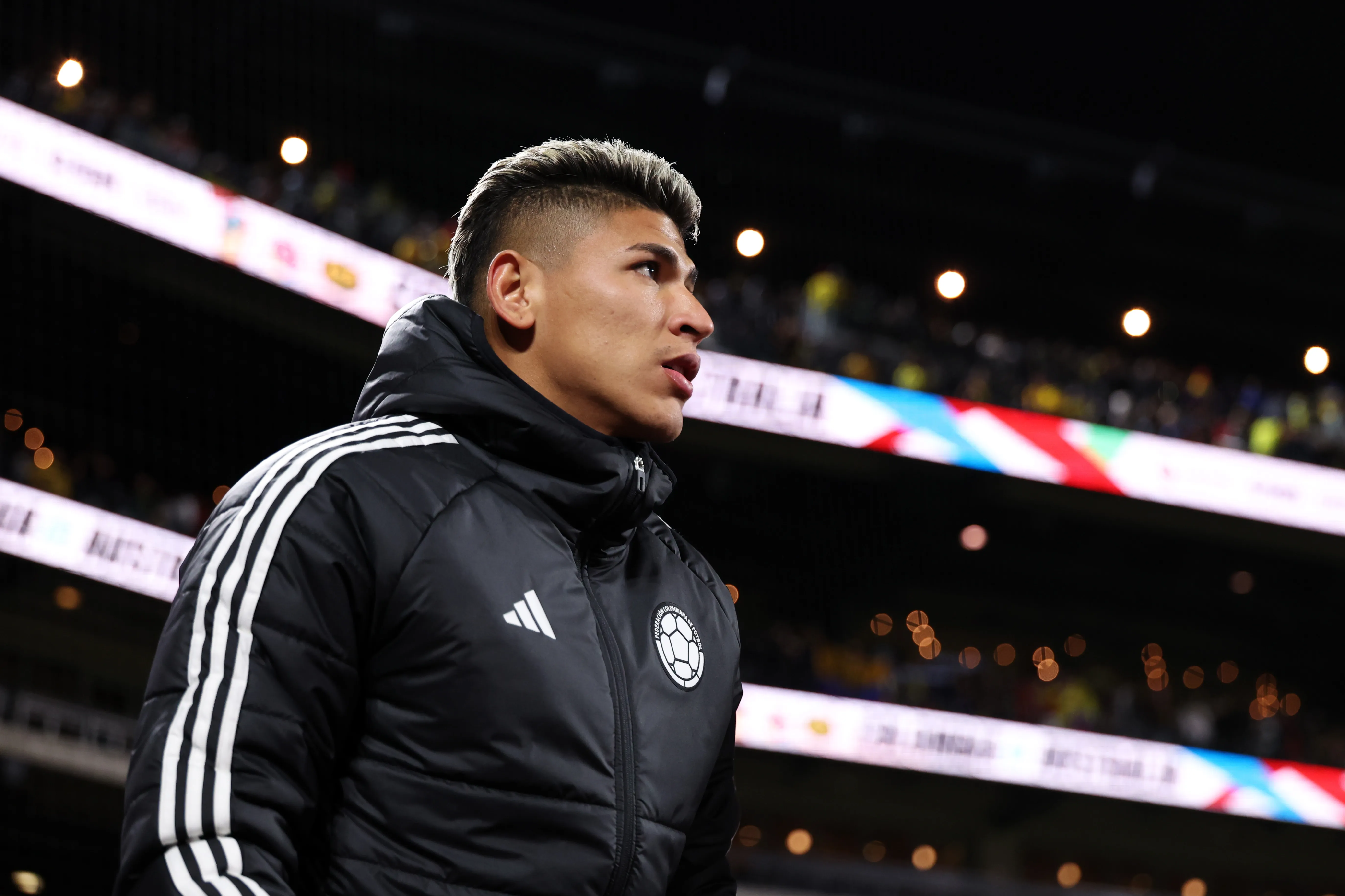 Carrascal antes de uma partida com a Colômbia (Foto: Jordan Bank/Getty Images)