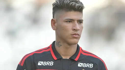 Carrascal em campo com as cores do Flamengo. Foto: Thiago Ribeiro/AGIF