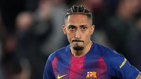 Sem Raphinha, Barcelona encara o Getafe. Foto: Alex Caparros/Getty Images