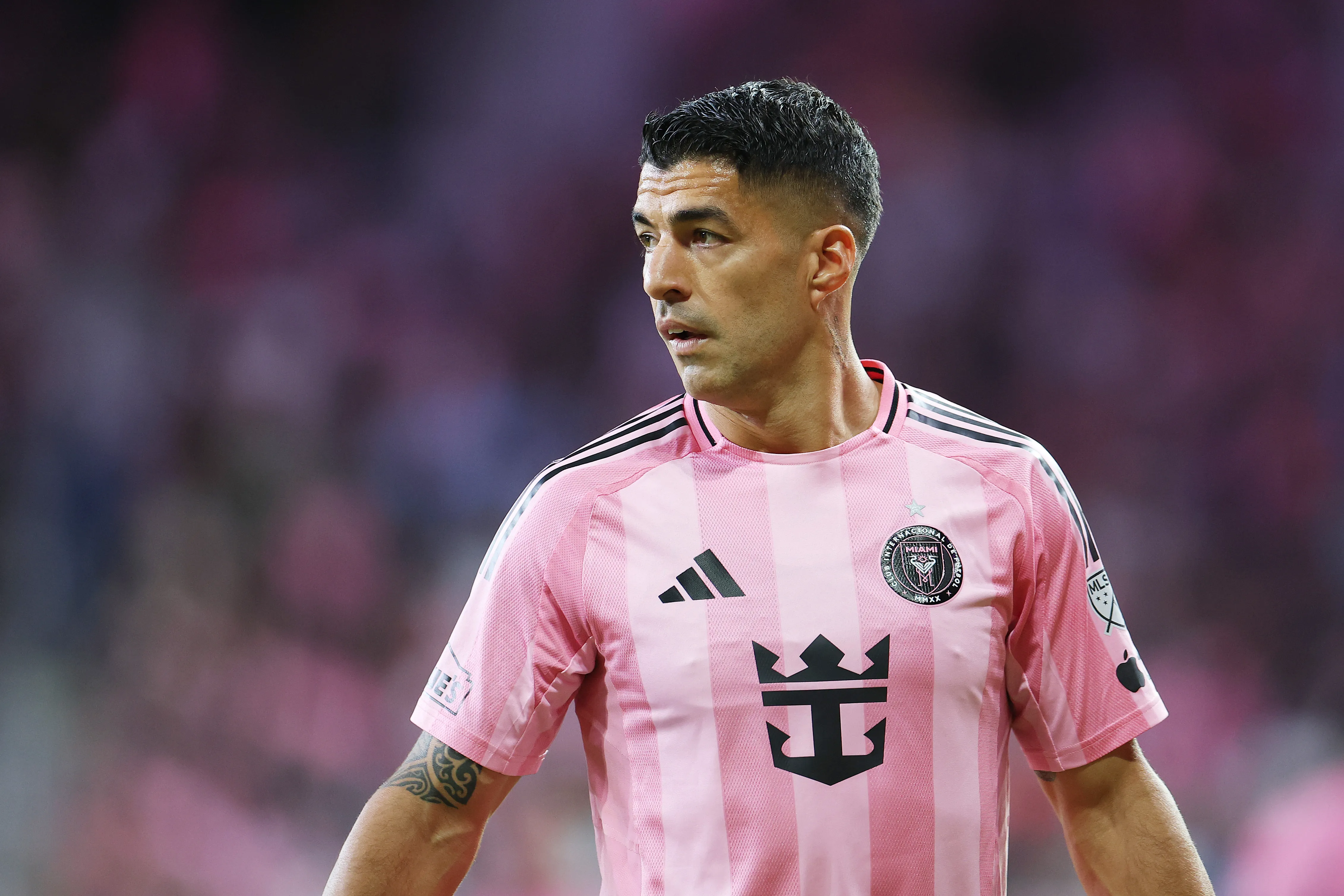 Luis Suárez deve ser poupado contra o New England. (Foto: Tomas Diniz Santos/Getty Images)