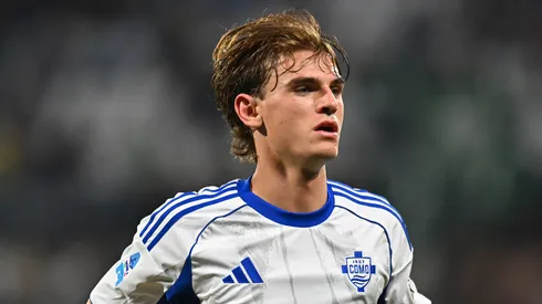 Nico Paz pelo Como 1907. (Foto: Alessandro Sabattini/Getty Images)