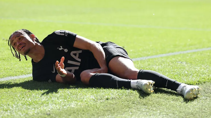 Xavi Simons sofreu uma lesão no Tottenham - Michael Steele/Getty Images