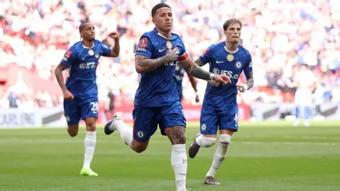 Enzo Fernández (meio) fez o gol da vitória por 1 a 0 do Chelsea contra o Leeds
