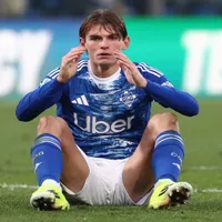 Nico Paz deixa jogo após choque de cabeça e problema de visão