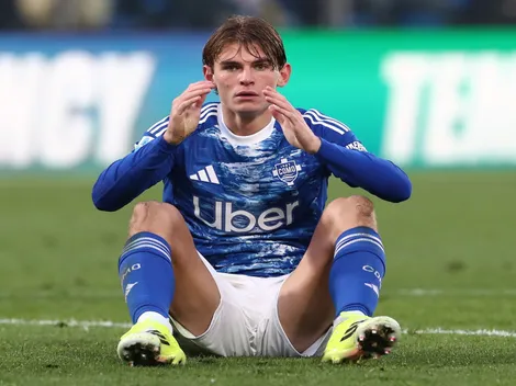 Nico Paz deixa jogo após choque de cabeça e problema de visão