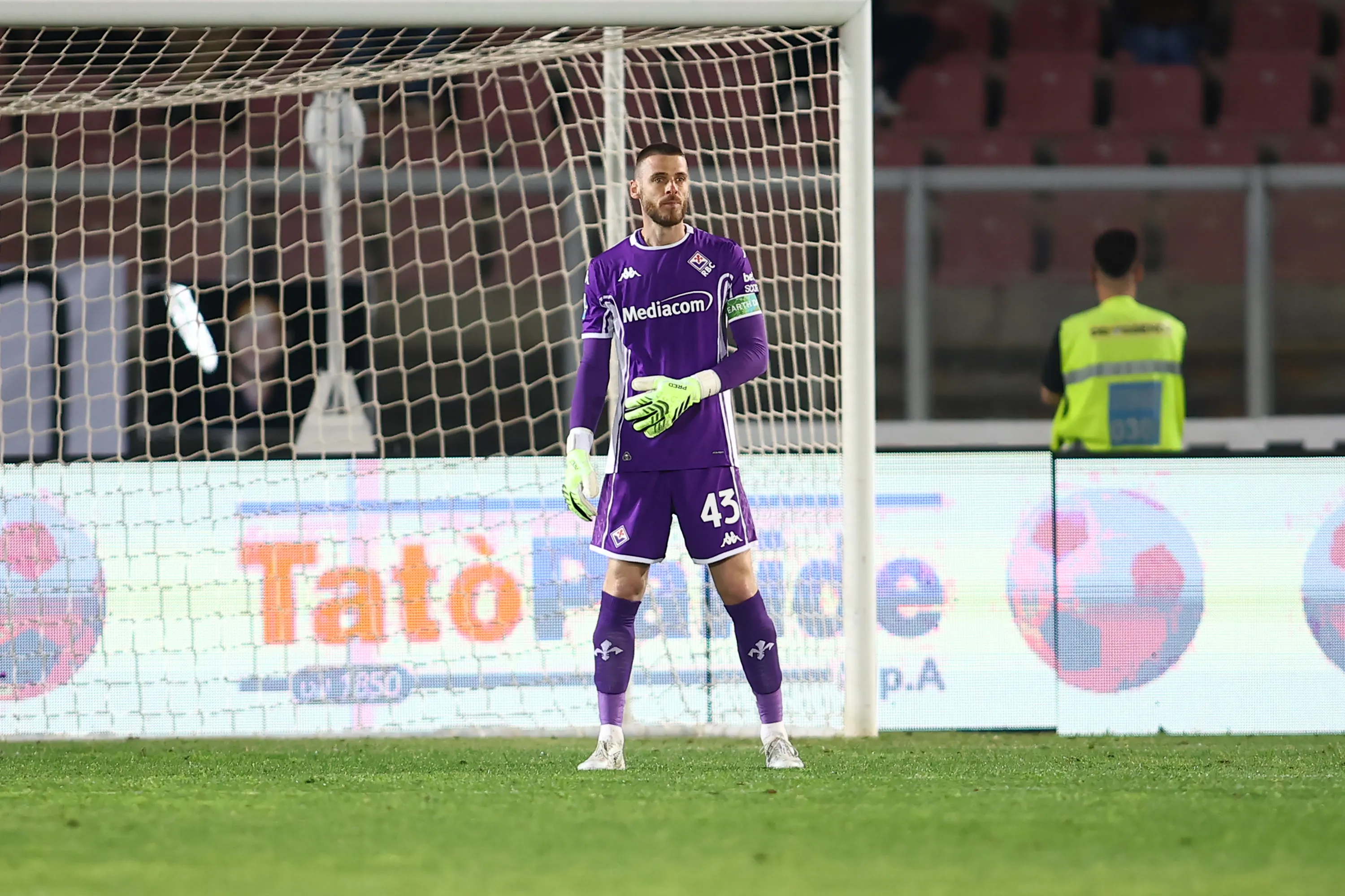 David De Gea durante jogo da Fiorentina. (Photo by Maurizio Lagana/Getty Images)