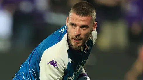 David De Gea durante aquecimento. (Photo by Gabriele Maltinti/Getty Images)