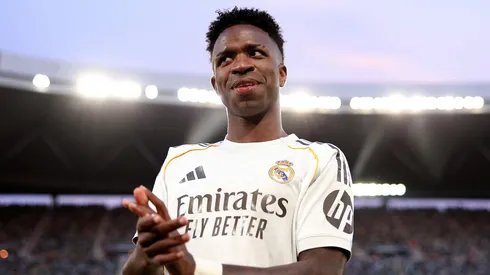 Vinicius Junior pelo Real Madrid. (Foto: Fran Santiago/Getty Images)