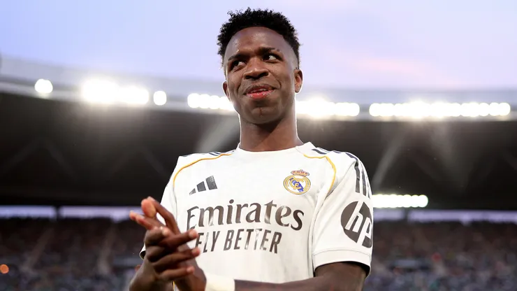 Vinicius Junior pelo Real Madrid. (Foto: Fran Santiago/Getty Images)
