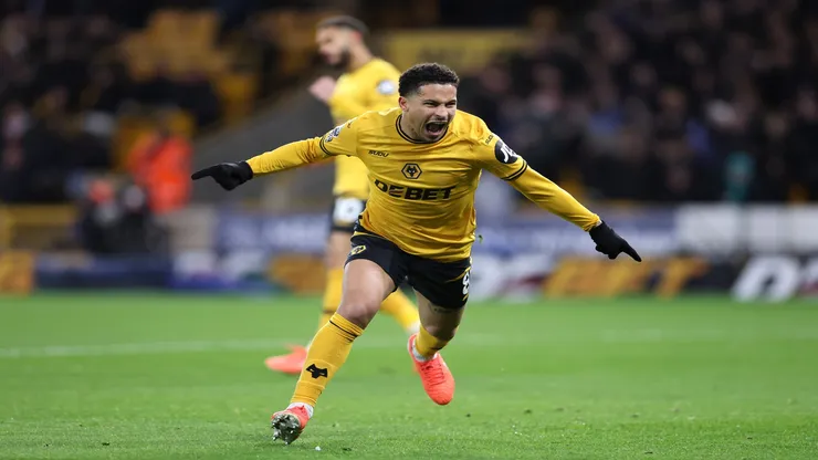 João Gomes em ação pelo Wolverhampton - Naomi Baker/Getty Images