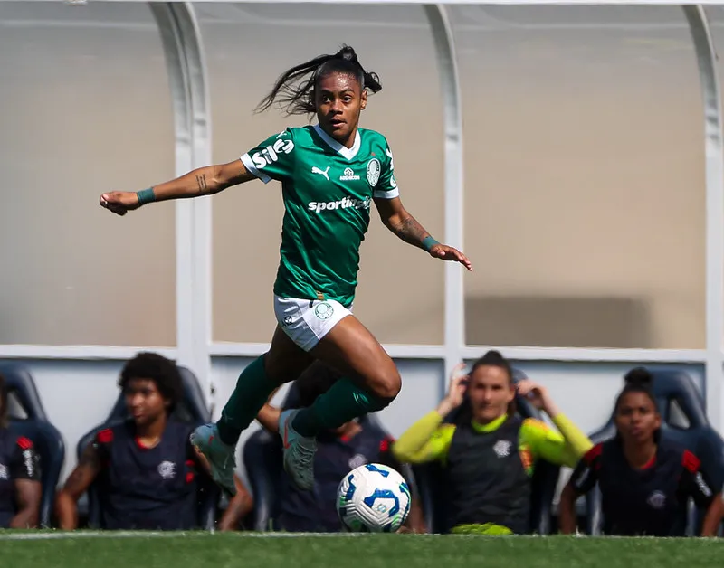 Tainá Maranhão atuando pelo Palmeiras – Foto: abio Menotti/Palmeiras/by Canon