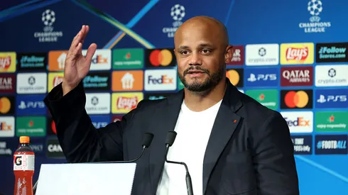 Kompany não comandou o Bayern nesta terça-feira. Alexander Hassenstein/Getty Images.