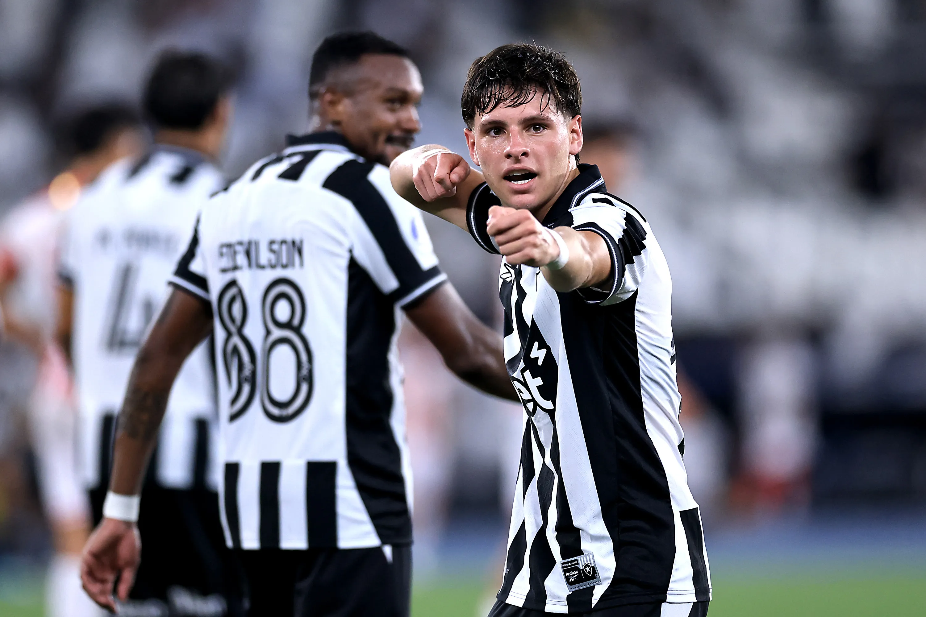 Álvaro Montero comemora gol do Botafogo.  (Photo by Buda Mendes/Getty Images)