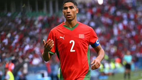 Hakimi pode perder a estreia do Marrocos na Copa. Tullio M. Puglia/Getty Images.