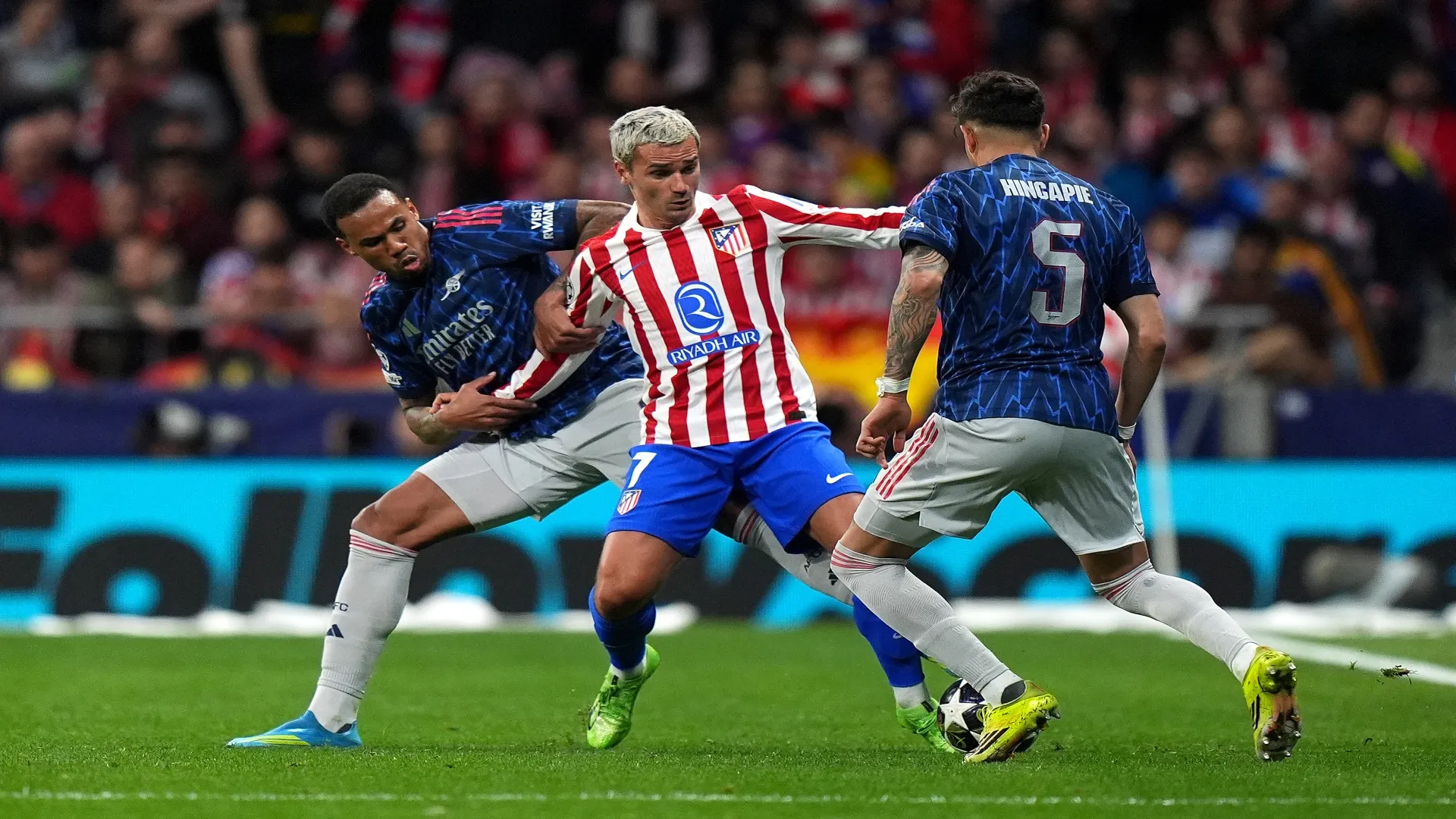 Griezmann contra o Arsenal – Angel Martinez/Getty Images