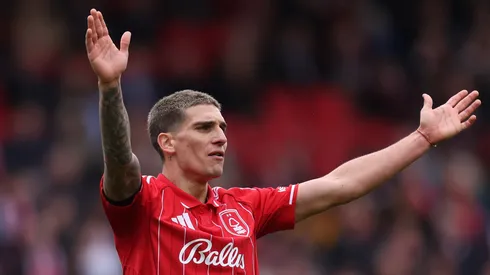 Nicolás Domínguez, do Nottingham Forest. (Foto: George Wood/Getty Images)